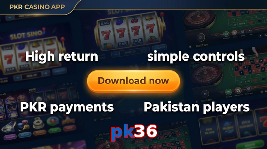Main screen of Pk36 gamedownload page for PK players