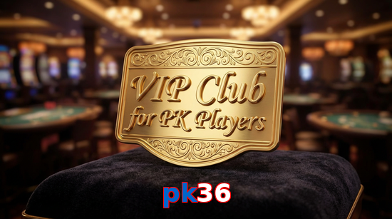 Main screen of Pk36 vip page for PK players